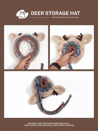 🎄Festive Christmas Antler Hat | Original Handcrafted Design