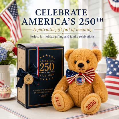 🏆Flash Sale 60% OFF- America 250 Commemorative Teddy Bear