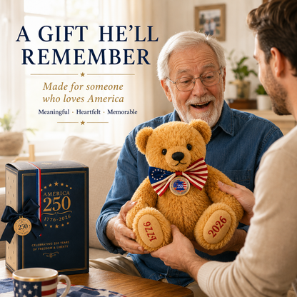🏆Flash Sale 60% OFF- America 250 Commemorative Teddy Bear