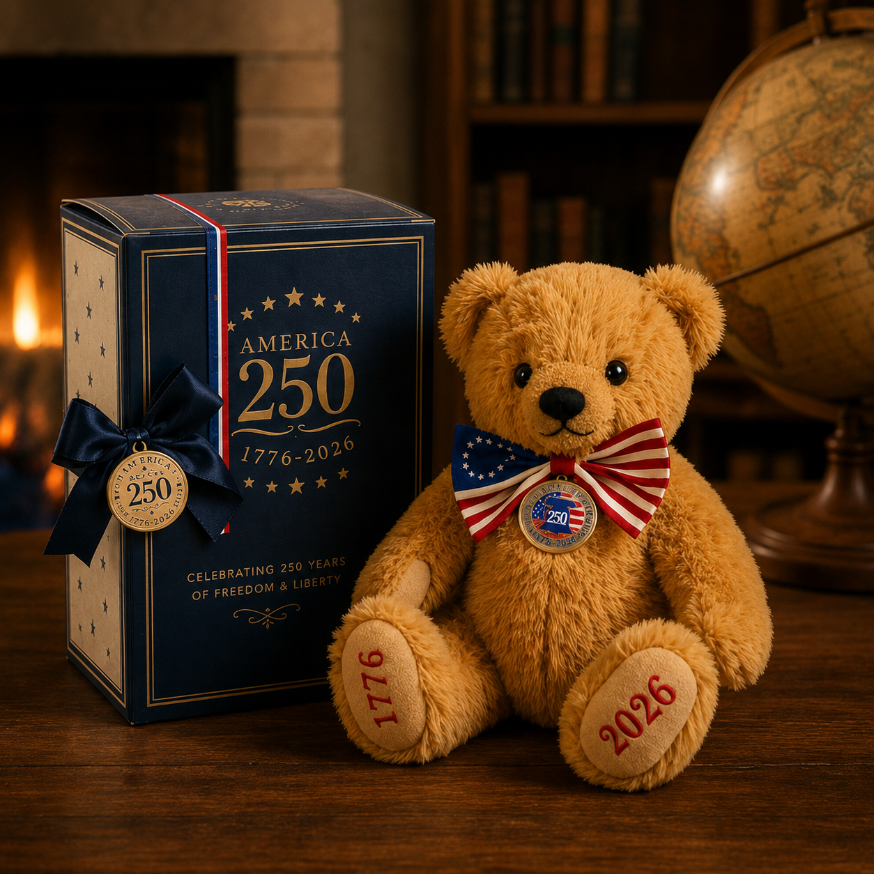 🏆Flash Sale 60% OFF- America 250 Commemorative Teddy Bear