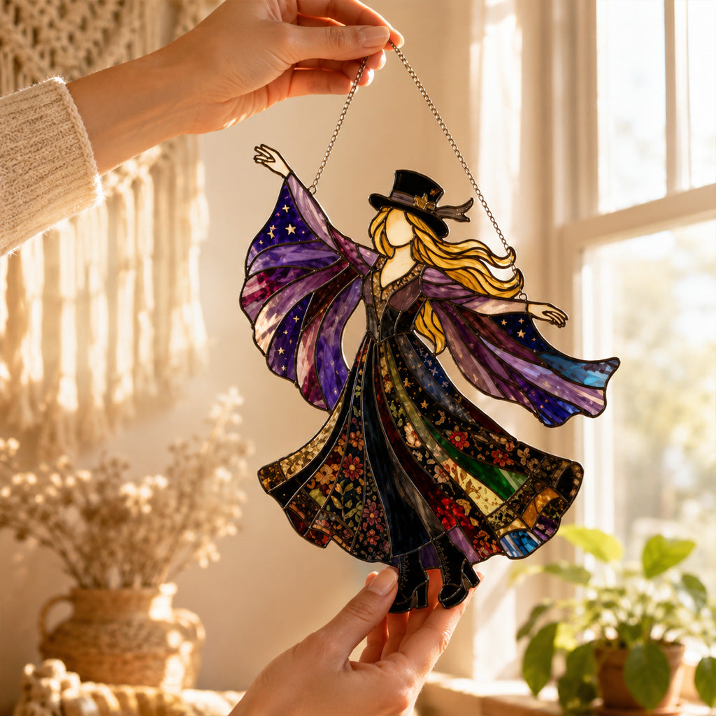 🔥Last Day 59% OFF🔮Stained Glass Lady Suncatcher