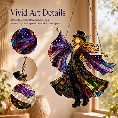 🔥Last Day 59% OFF🔮Stained Glass Lady Suncatcher