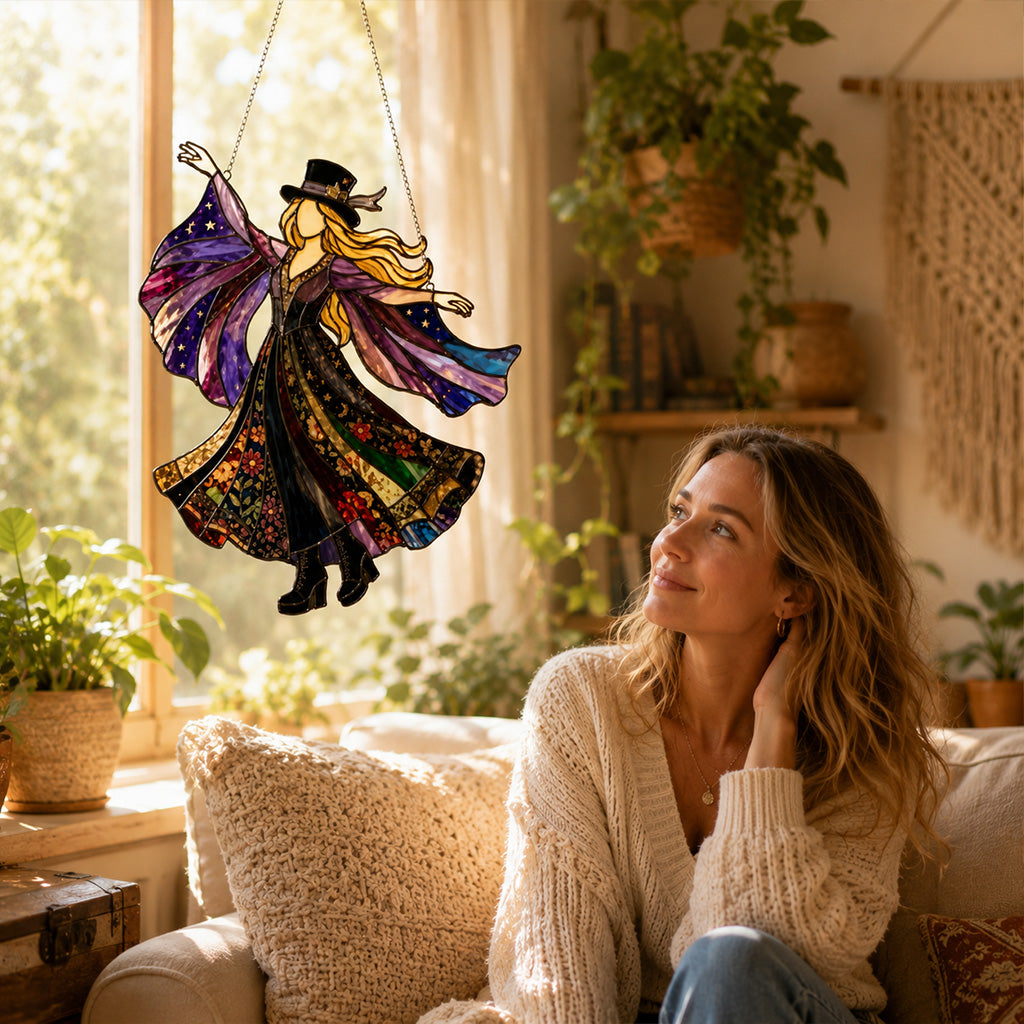 🔥Last Day 59% OFF🔮Stained Glass Lady Suncatcher