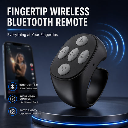 🔥Last Day 59% OFF⚡Fingertip Wireless Bluetooth Remote Control