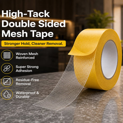 🔥Last Day 59% OFF🥇High-Tack Double-Sided Mesh Tape